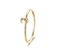 Anelli da donna con indice e geometria, set di gioielli da donna, 12 (16,6), Oro giallo 18 carati, Senza Gemstone