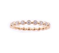 Anelli da donna di fidanzamento, anello unico per l'eternità con moissanite migliore amica, 45 (14,3), Moissanite