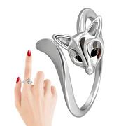 Anelli Da Donna Gioiello Fox Resistente all'Ossidazione Anello Aperto