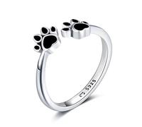 Anelli da donna in argento 925 formato da due tracce nere. Anello da donna in argento 925 con finitura argento o oro. Gioielli da donna ideali per coppia e fidanzati, regali per amiche. Anelli coppia