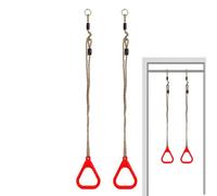 Anelli Da Ginnastica - 120-200 Cm Attrezzature Da Allenamento Regolabile Senza Scivolo | Anelli Da Ginnastica | Annēaux Con Cinghie Lunghe Per Dominati E Swing | Per I Giovani
