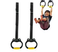 Anelli Da Ginnastica Casa Di Fitness Attrezzatura Pull-up Per Aumento Di Altezza-Barra Cuscinetto Di Carico Forte Non Slittamento Per La Palestra Di Casa Allenamento Per Tutto Il Corpo, Legno Durevole