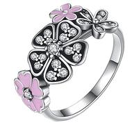 Anelli Da Ginnastica per Montaggio A Soffitto Anelli Personalità Moda femminile Comodi anelli creativi Anello da donna Anelli di design da regalo da donna Anello Al Naso Al Neon (E, 10)