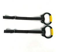 Anelli da ginnastica regolabili - Materiale in PA, adatti per l'allenamento della forza di presa, facile installazione, capacità di carico a 300 kg - scelta perfetta per l'allenamento a casa anelli pe