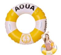 Anelli da nuoto per bambini, anello per alimentatore della vita a galleggiante ad anello con manico - tubi in piscina in stile britannico, anello di conservatore della vita per uomini, donne, spiaggia