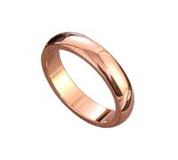 Anelli da uomo e donna, for feste, banchetti, cerimonie, portatili, in lega, moderni, dal design semplice, decorazione, gioielli, regalo di compleanno, oro rosa, taglia 10