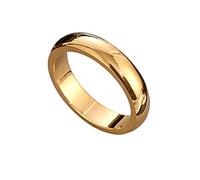 Anelli da uomo e donna, for feste, banchetti, cerimonie, portatili, in lega, moderni, dal design semplice, decorazione, gioielli, regalo di compleanno, oro, taglia 10