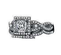 Anelli Del Pene per Il Sesso Di Erezione Degli Uomini Anello e Bordo Anello d'argento Anelli di moda da donna europei intarsiati americani Raccoglitore Portafoglio 3 Anelli (as show, L)