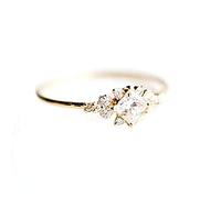 Anelli Della Lingua Vibranti Anelli regalo di fidanzamento nuziale Moda per anelli Gioielli da sposa Anelli romantici da donna Strumento Campanello Squillo (Gold, 7)