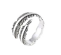 Anelli dell'amicizia dell'anello regolabile della dimensione dell'anello di apertura della piuma per uomini e donneDesign intelligente