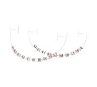 Anelli dentali fittizi colorati con scatola di immagazzinaggio decorazione dentale accessorio moda rimovibile