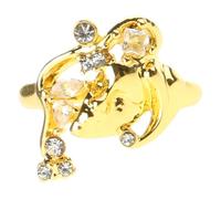 Anelli di apertura con ritratto inciso, sofisticati, in lega, regolabili, gioielli fatti a mano per gli appassionati di moda vintage