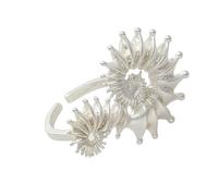 Anelli di apertura regolabili semplici a tema mare geometrici anelli in lega struttura adatta per matrimoni e feste indossare conchiglie gioielli