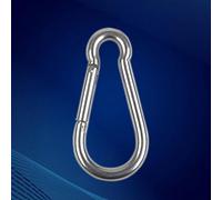 Anelli di bloccaggio Quick Link in acciaio inox, confezione da 5, connettori a moschettone (M5)