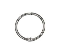 Anelli di carta in metallo Clip Hooker Foglie sciolte Raccoglitore Portachiavi per O Index-Card Notebook Portachiavi Anelli per le Donne