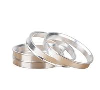 Anelli di Centraggio 4 Pezzi/Set 65.1-56.1、65.1-69.1 62.1-601 83-70 70.3-57.1 70.1-54.1 77-67.1mm Hub Centric Anelli Mozzo Ruota in Alluminio Anelli Anelli Centraggio (Color : 65.1-56.1mm)
