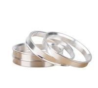 Anelli Di Centraggio 4 pezzi/set 66.1 A 65.1 65.1-58.1 74.1-65.1 76.1-67.1 63.4-54.1mm Anelli centrici del mozzo Anelli del mozzo della ruota in alluminio Anelli Centraggio ( Color : 65.1-58.1mm )