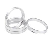 Anelli Di Centraggio 4Pcs In Lega di Alluminio Mozzo Ruota Centro Anelli 67.1mm OD A 54.1 56.1 56.6 57.1 58.1 60.1 63.4 64.1 65.1 66.1 66.6mm ID Anelli Centraggio (Color : 67.1-58.1mm)