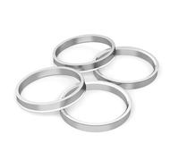 Anelli Di Centraggio Auto Dì addio alle ruote oscillanti in alluminio con mozzo centrico, 4 pezzi da 64,1 mm for auto a 73,1 mm, foro ruota, non si rompono mai, centratura perfetta. Anelli Centraggio