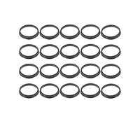 Anelli Di Centraggio Mozzo Ruota Universali Per Auto 60.1-54.1 56.1 56.6 57.1 58.1 59.1mm Accessori Anello Centrale Mozzo Ruota In ABS Nero Adattatore Distanziale Ruota(60.1-59.1mm-20pcs)