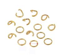 Anelli di congiunzione, Anelli for salto 100 pezzi in acciaio inossidabile multicolore for la creazione di gioielli fai-da-te(Color 7)