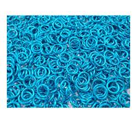 Anelli di congiunzione in alluminio anodizzato turchese Chainmail Joe da 1/2 libbra, 16G, ID 9/32"""" (oltre 1650 anelli)