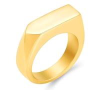 Anelli di cremazione per ceneri Anello a fascia quadrata semplice ricordo anello freccia anello porta ceneri per animali domestici anello commemorativo umano per uomini donne, 10, Acciaio inossidabile