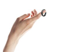 Anelli di ematite per ansia Anello Ematite Anello Magnetico Curvo per Donna Uomo Anello Ematite Unisex Minimalista Semplice Cupola per bilanciamento della radice chakra assorbe lenergia negativa