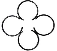 Anelli di filo, 10 pezzi, diametro del filo φ2 mm, anelli di filo rotondo in acciaio per anelli di fissaggio del foro, diametro esterno = 10 mm ~ 84 mm (2 x 84 x 12)