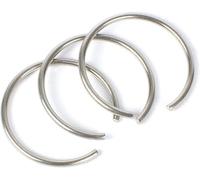 Anelli di filo, 10 pezzi, diametro filo φ2,5 mm, SUS304, anelli di filo rotondo in acciaio inox per anelli di sicurezza di fissaggio foro diametro esterno = 25 mm ~ 135 mm (2,5 x 35 x 5,5)