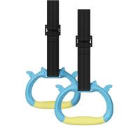 Anelli di ginnastica, bar di ginnastica della cinghia regolabile, attrezzatura da palestra per bambini, asorbente con il carico forte che porta i bambini che tirano fuori bar per allenamento fisico