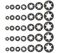 Anelli di lavatrice interno da 210 pcs in metallo Push on Clips