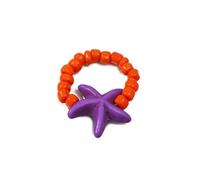 Anelli di perline fatti a mano Anelli colorati di perline di riso anelli impilabili anelli perline anelli seme perline anello gioielli regalo colorato riso perline anelli