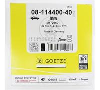 Anelli Di Pistone GÖTZE Per BMW 2,0L 3,0L Diesel 84,0Mm 3-2-2 E60 E61 E90 E91