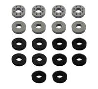 Anelli di Precisione, Ammortizzatori Analogici, Assistenza Mira Thumbstick per PS5/4, Steam Deck, Xbox One/Series X/S, Switch/OLED/Pro, ROG Ally, 4 Livelli di Resistenza, 18 Pezzi