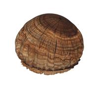Anelli di quercia La grande cuffia da doccia a doppio strato impedisce ai capelli di aggrovigliarsi durante la doccia e la cura della pelle.