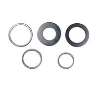 Anelli di riduzione per utensili per la lavorazione del legno, taglio circolare, 20 mm, 25,4 mm, 30 mm, anelli di conversione disco da taglio, 5 rondelle distanziali