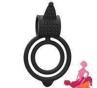 Anelli di rinforzo in silicone per uomini che fanno sport a casa (nero)