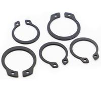 Anelli di ritenuta esterni Anelli di sicurezza esterni tipo C in acciaio al carbonio, confezione multipla M6-M50(M28 10pcs)