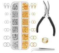 Anelli di salto - 1200 Pezzi Chiusura Della Collana - Orecchino Posteriori Accessori Per Compleanno Tempo Libero Viaggio San Valentino Estate Anniversari
