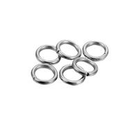 Anelli di salto 30-200Pcs 3-25mm Stainless Steel Split Ring Open Single Loops Jump Rings Connectors for DIY Jewelry Making Findings Accessories(1.2 x 8mm 200pcs)