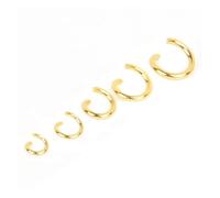 Anelli di salto 50-200pcs 4-8mm Stainless Steel Open Jump Rings Split Connector for jewelry making Findings Accessories Supplies(Gold,0.6x4mm-200pcs)