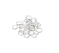 Anelli di salto 50-200pcs DIY Jewelry Findings Open Single Loops Jump Rings Split Ring for Making Connectors(Color 3,20mmX50PCS)