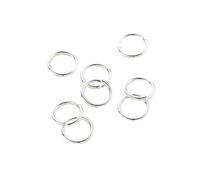 Anelli di salto 50-200Pcs/lot Open Jump Ring Split Connecting Rings for DIY Jewelry Making Accessories(Color 4,0.5x4mm 200Pcs)