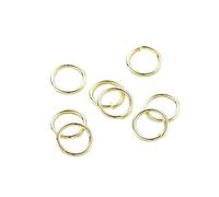 Anelli di salto 50-200Pcs/lot Open Jump Ring Split Connecting Rings for DIY Jewelry Making Accessories(Color 1,0.7x6mm 100Pcs)