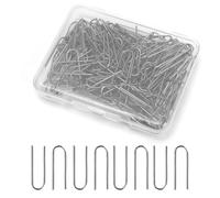 Anelli Di Salto in Filo Di Nicromo Ad Alta Temperatura,200PCS Ganci Appendiabiti a U per Ciondolo,Ganci a U per Appendere Ornamenti Fai Da Te Con Custodia,Per Ciondolo Fai Da Te Decorazione Di Perle