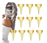 Anelli Di Separazione Dei Capelli - 10 Pezzi Strumento Di Separazione E Selezione Dei Capelli, Strumento Multifunzionale Per Parrucchieri Per Separare I Capellii, Arricciare I Capellii, Allungare I C