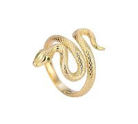 Anelli di serpente d'oro in argento sterling per le donne Coppia di fidanzamenti di nozze Anello di gioielli vintage da donna in argento