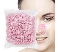 Anelli di supporto colla colla - Cucchiai di colla intelligente Estensioni ciglia Supplies 100 pezzi, regolabili Estensioni ciglia smart tazze