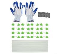 Anelli di supporto per piante in fibra di vetro per giardino e serra, progettati per mantenere la stabilità delle piante e incoraggiare la crescita verticale durante tutta la stagione